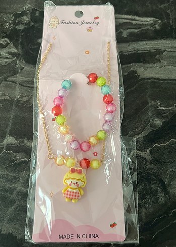 Renkli Boncuklu Çocuk Takı Seti - Görsel 5