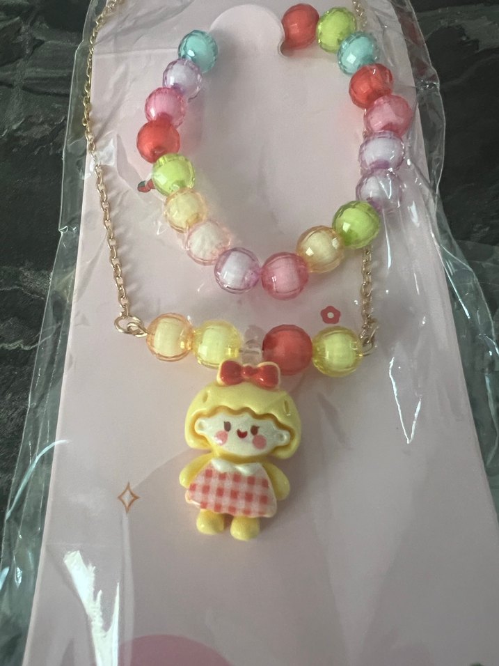 Renkli Boncuklu Çocuk Takı Seti - Görsel 2