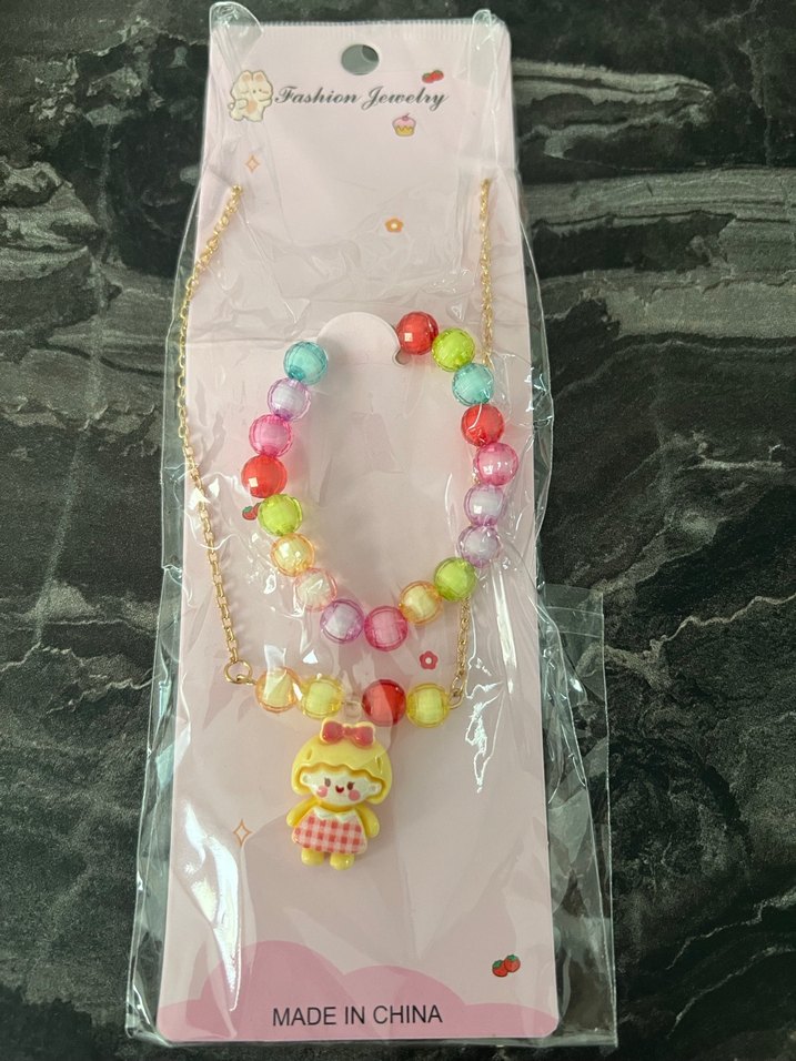 Renkli Boncuklu Çocuk Takı Seti - Görsel 5