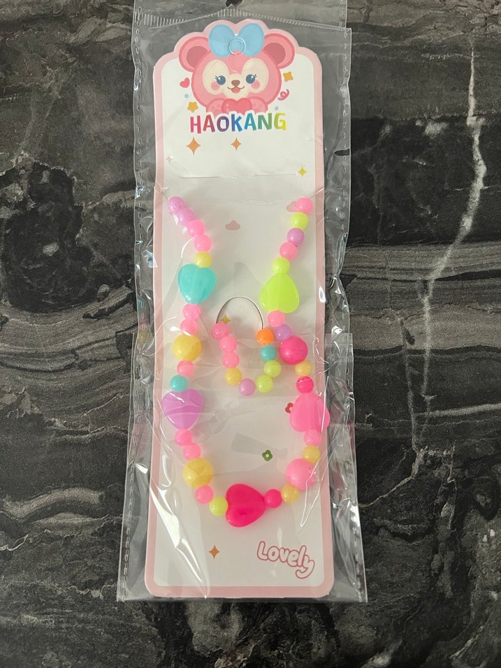 Renkli Boncuklu Çocuk Takı Seti - Görsel 4