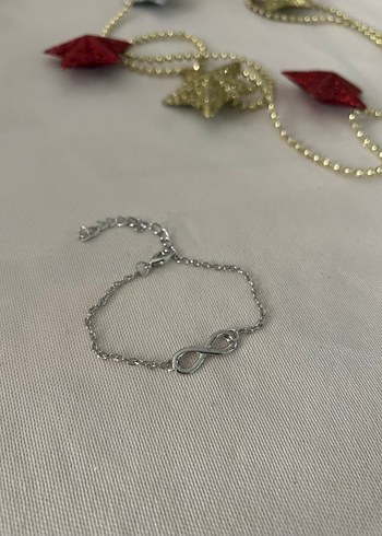 Kadın Sonsuzluk Figürlü Zincir Bileklik - Görsel 2