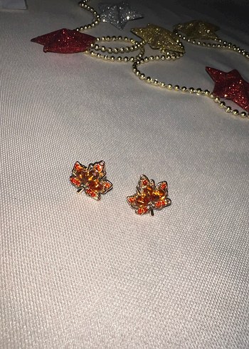 Bohem Vintage Nakışlı Kahverengi Küpe - Görsel 4