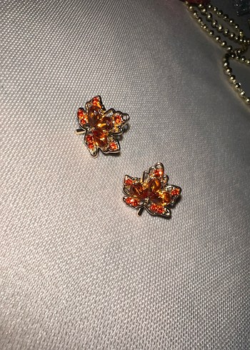 Bohem Vintage Nakışlı Kahverengi Küpe - Görsel 3