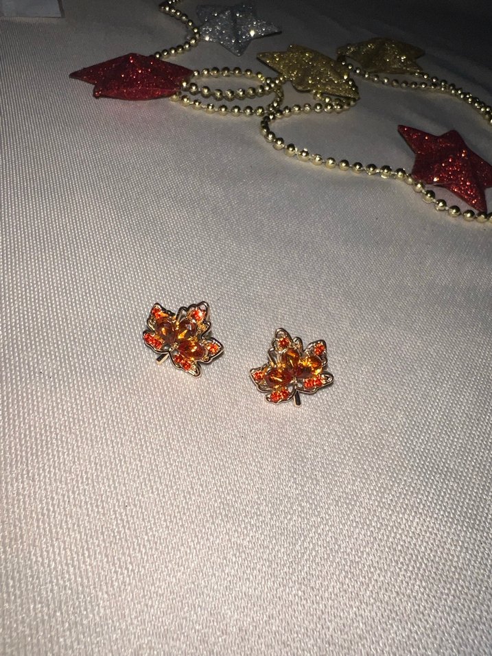 Bohem Vintage Nakışlı Kahverengi Küpe - Görsel 4