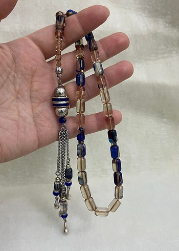 Usta işçilikli sıkma kehribar Erkek Tesbih - Görsel 3