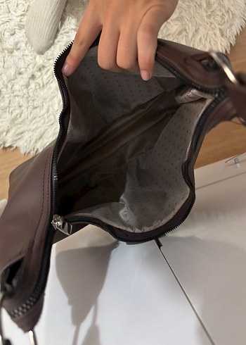 Diğer Kahverengi Deri Kadın Omuz Çantası