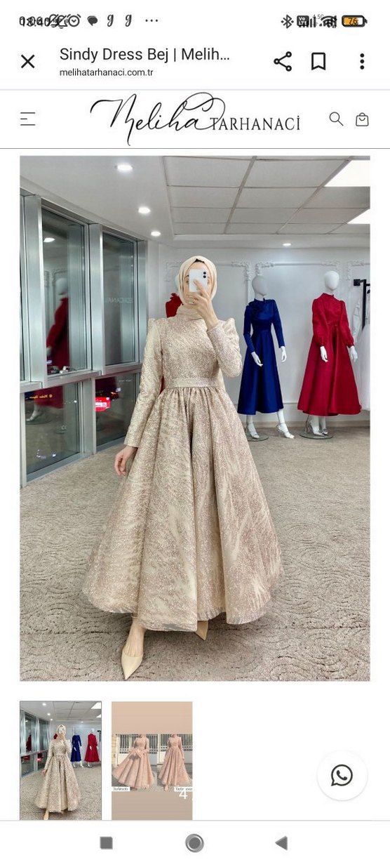 Meliha Tarhanacı vizon abiye - Görsel 2