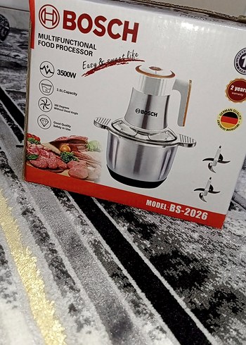 Bosch 5L Çok Fonksiyonlu Gri-Turkuaz Blender - Görsel 2