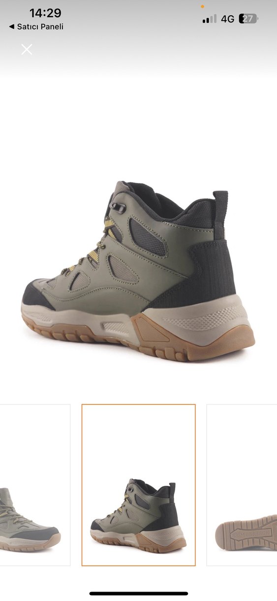 Lumberjack Kahverengi Kamuflaj Erkek Outdoor Ayakkabı - Görsel 3