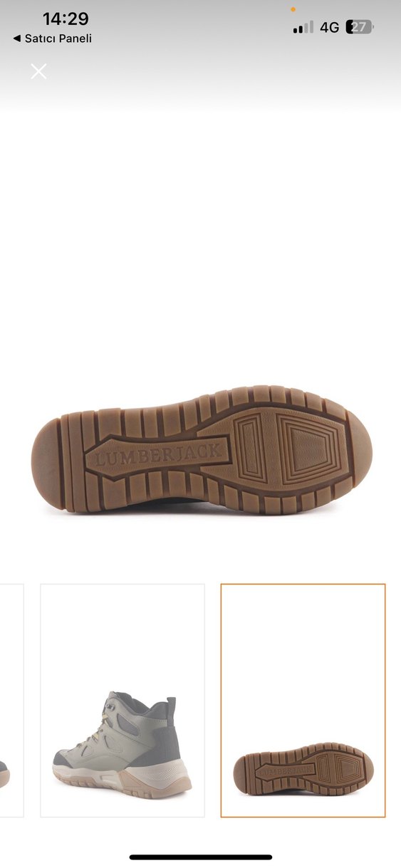 Lumberjack Kahverengi Kamuflaj Erkek Outdoor Ayakkabı - Görsel 4