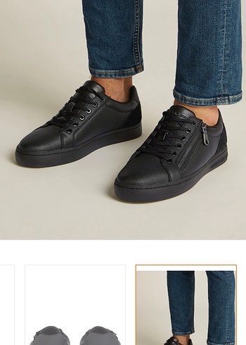 Calvin Klein Siyah Fermuarlı Erkek Spor Ayakkabı - Görsel 5