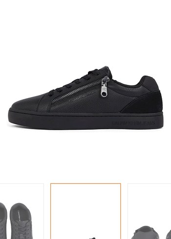 Calvin Klein Siyah Fermuarlı Erkek Spor Ayakkabı - Görsel 3