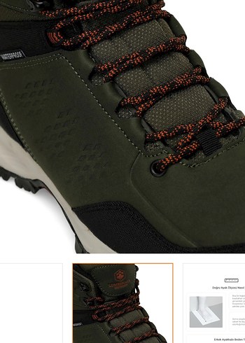 Lumberjack HILL 4PR Haki Kamuflaj Desenli Erkek Outdoor Ayakkabı - Görsel 7