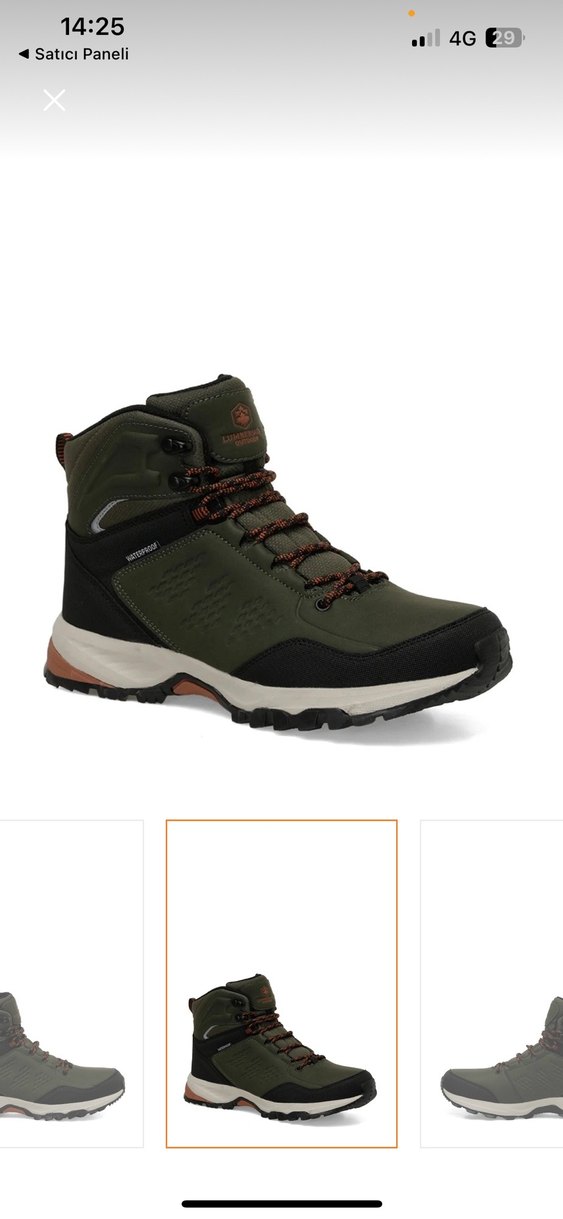 Lumberjack HILL 4PR Haki Kamuflaj Desenli Erkek Outdoor Ayakkabı - Görsel 2