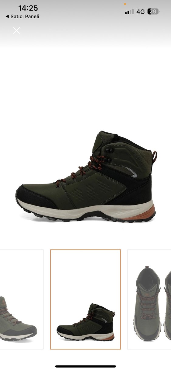 Lumberjack HILL 4PR Haki Kamuflaj Desenli Erkek Outdoor Ayakkabı - Görsel 3