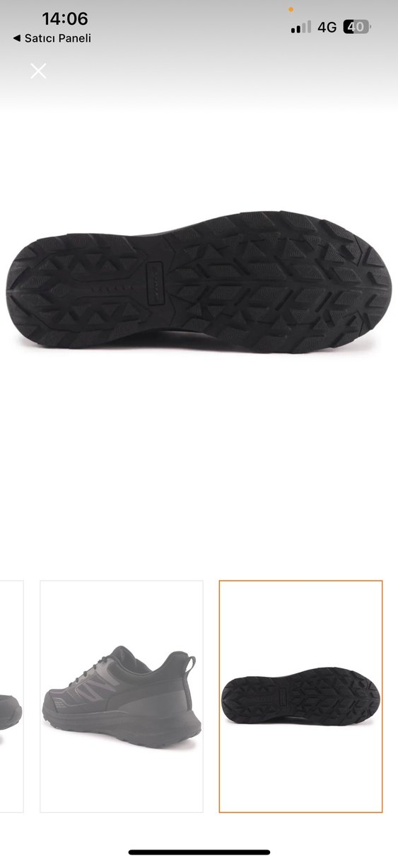 Lotto Paulo Siyah Erkek Spor Ayakkabısı Bağcıklı - Görsel 4