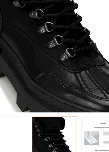 Lumberjack Boavısta Siyah Kamuflaj Detaylı Erkek Outdoor Bot - Görsel 7