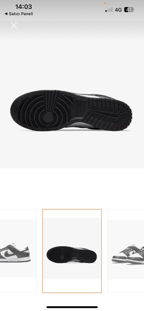 Nike Dunk Low Siyah Beyaz Kadın Spor Ayakkabı - Görsel 2