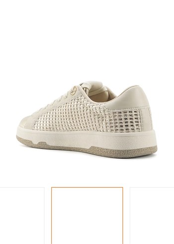 Nine West Gri Yılan Desenli Bağcıklı Kadın Spor Ayakkabı - Görsel 3