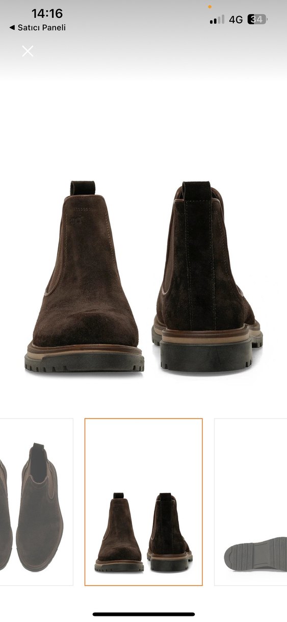 İnci Kampot S Kahverengi Süet Erkek Botu - Görsel 5