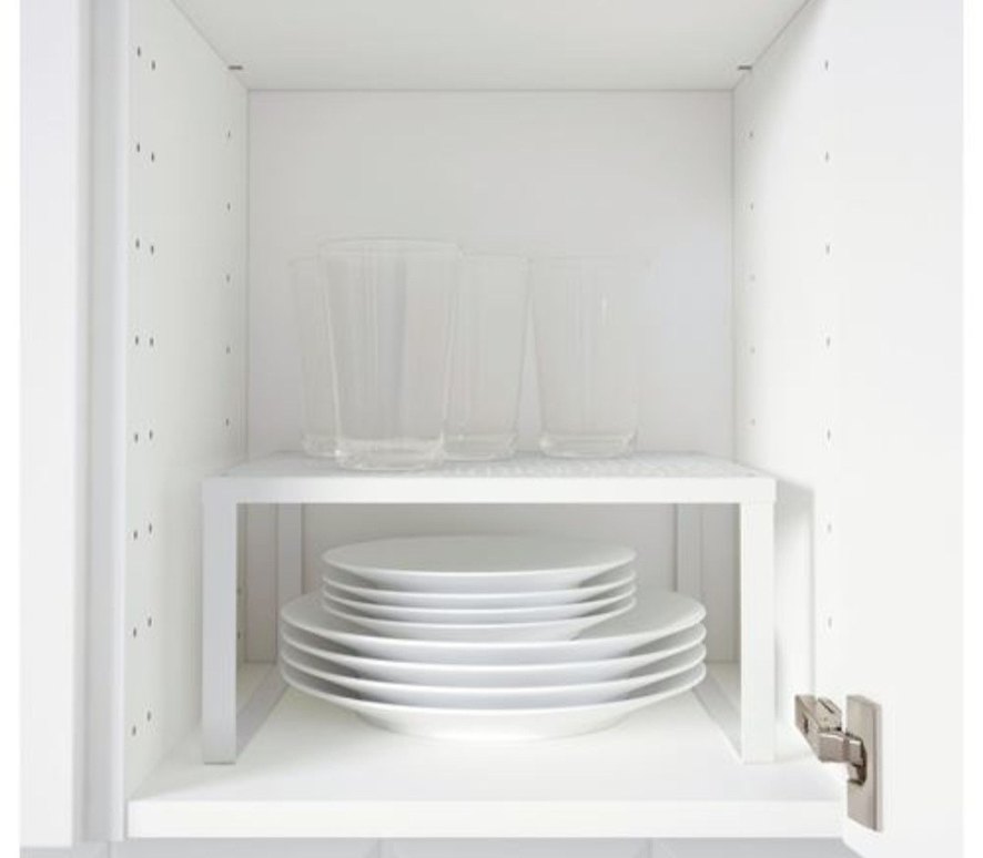 IKEA VARIERA Beyaz Metal Dolap Düzenleyici Raf - Görsel 2