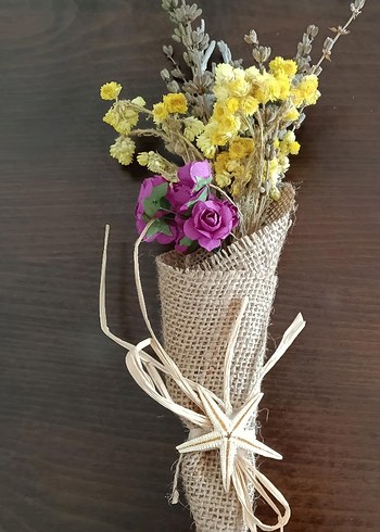 Bej Parfüm Şişesi Çiçek Detaylı - Görsel 9