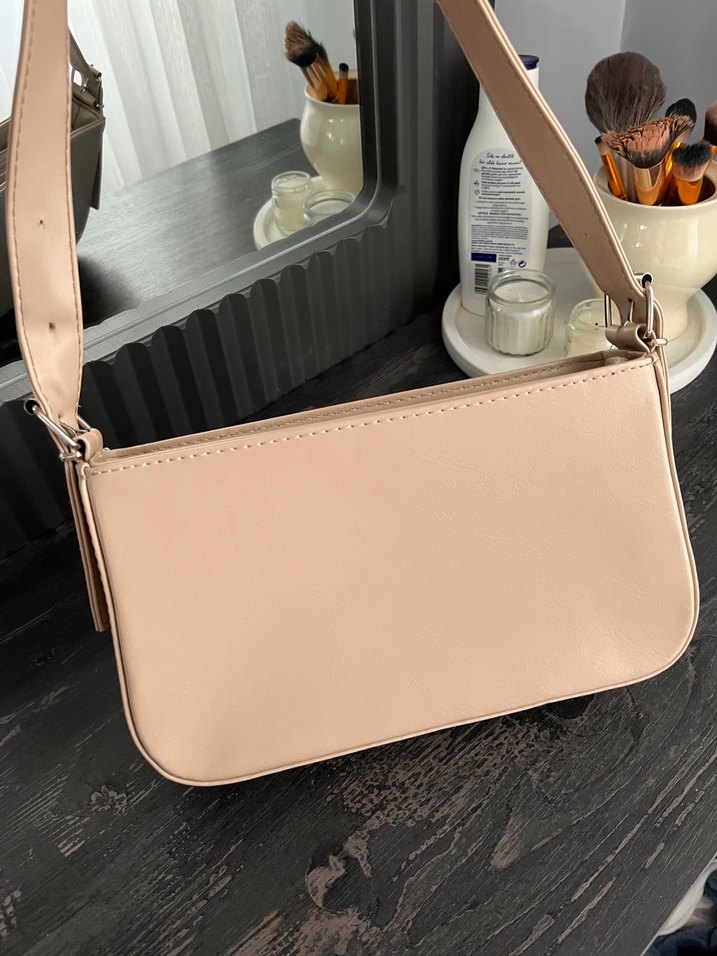 Bej Deri Kadın Çanta - Görsel 2