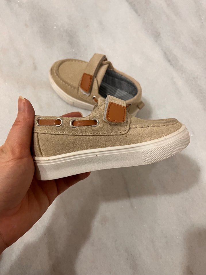 Erkek Çocuk Kahverengi Süet Sneaker - Görsel 2