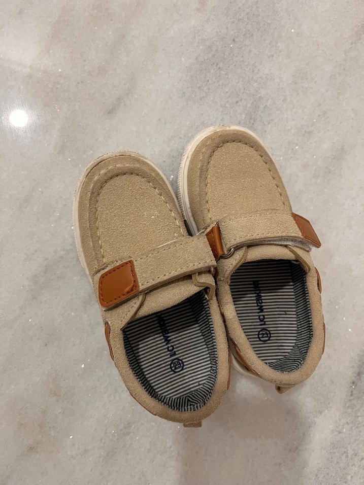 Erkek Çocuk Kahverengi Süet Sneaker - Görsel 3