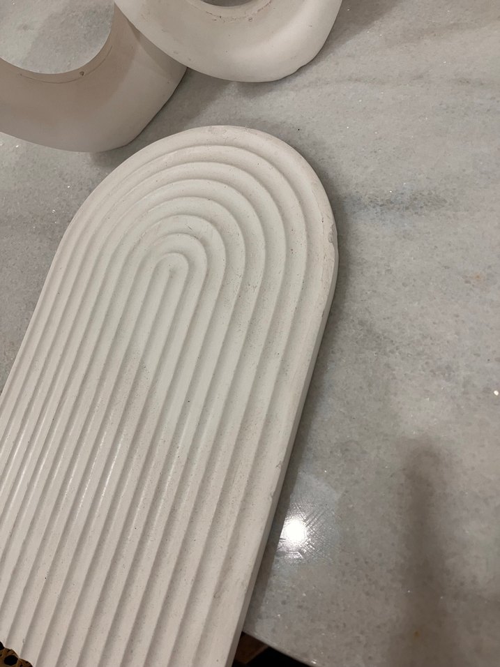 Beyaz Modern Dekoratif Vazo Seti - Görsel 3