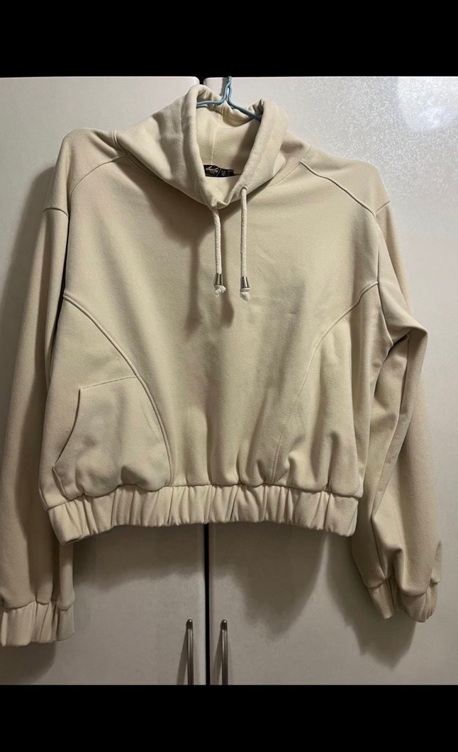 Bej Kadın Oversize Eşofman Takımı - Görsel 2