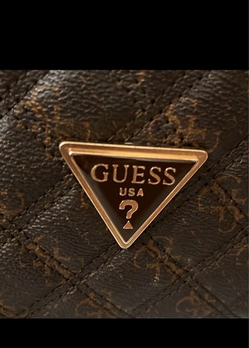 Guess Kahverengi Deri Kadın Çanta - Görsel 4