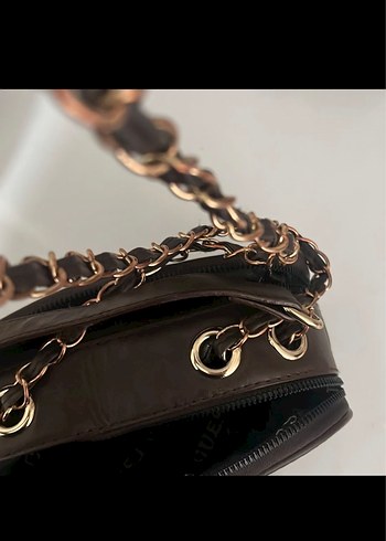 Guess Kahverengi Deri Kadın Çanta - Görsel 3