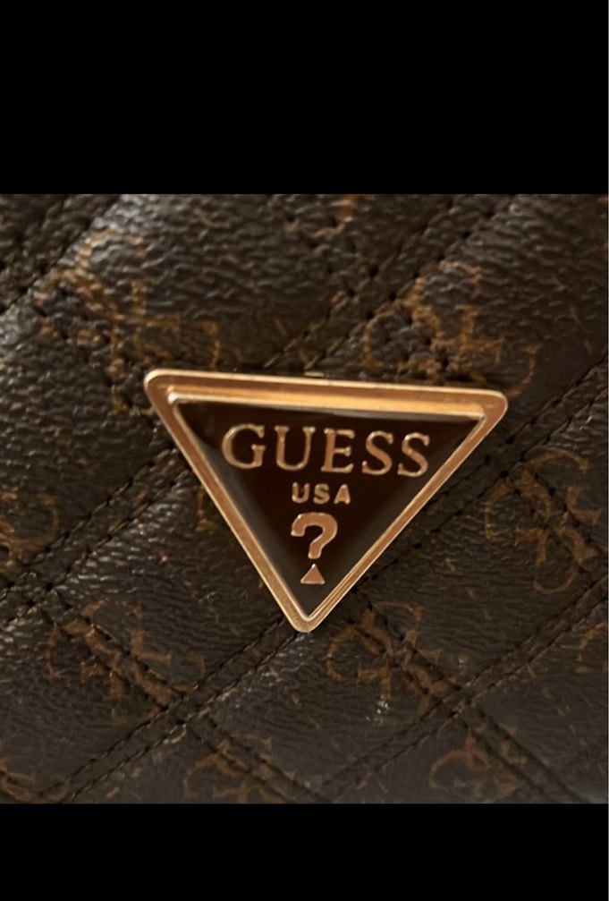 Guess Kahverengi Deri Kadın Çanta - Görsel 4