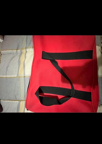 Lacoste Fermuarlı Kırmızı Kadın El Çantası - Görsel 2