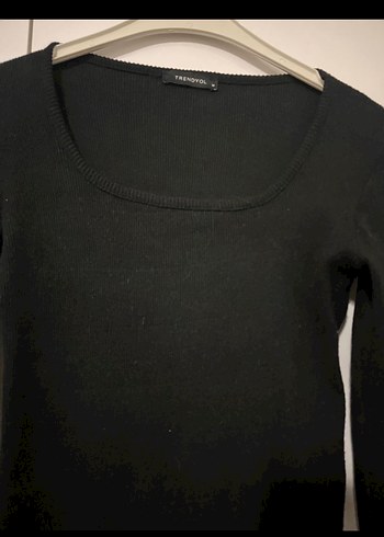 Siyah Kadın Uzun Kollu Triko Elbise - Görsel 2