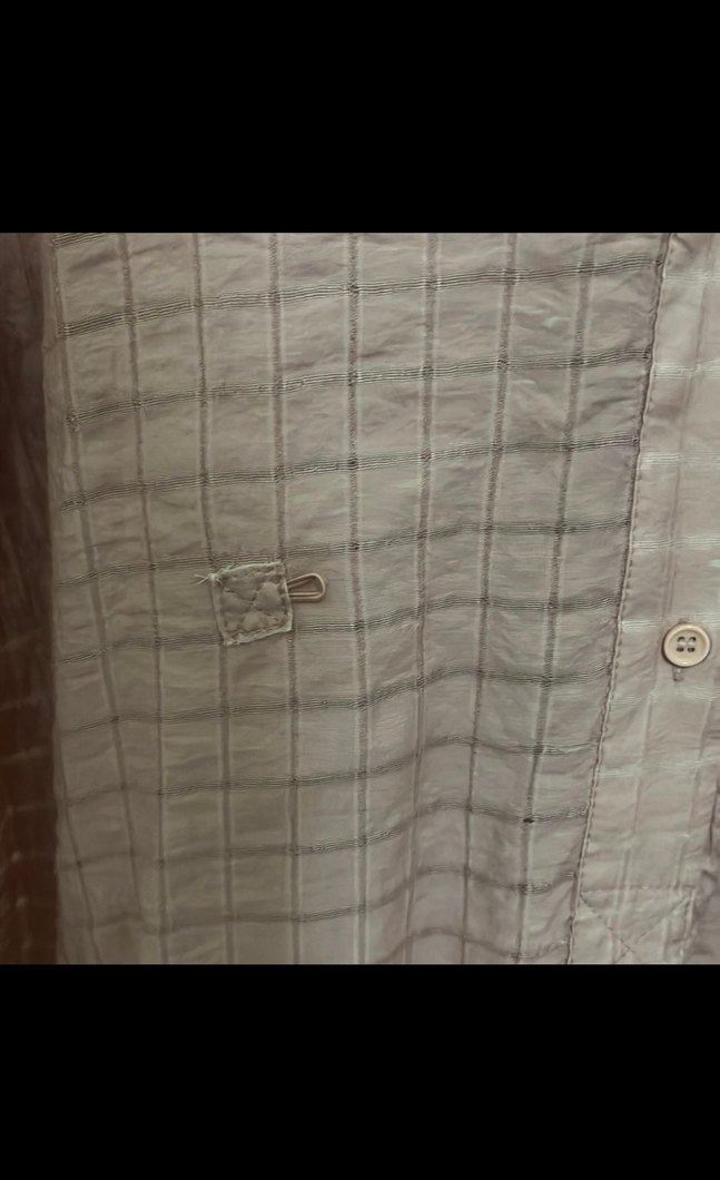 Pembe Uzun Kollu Keten Kadın Gömlek - Görsel 2