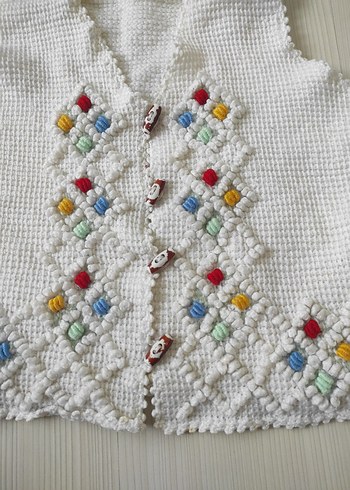 Kız Çocuk Triko Yelek - Görsel 2