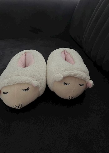Beyaz Peluş Kuzu ev botu - Görsel 4
