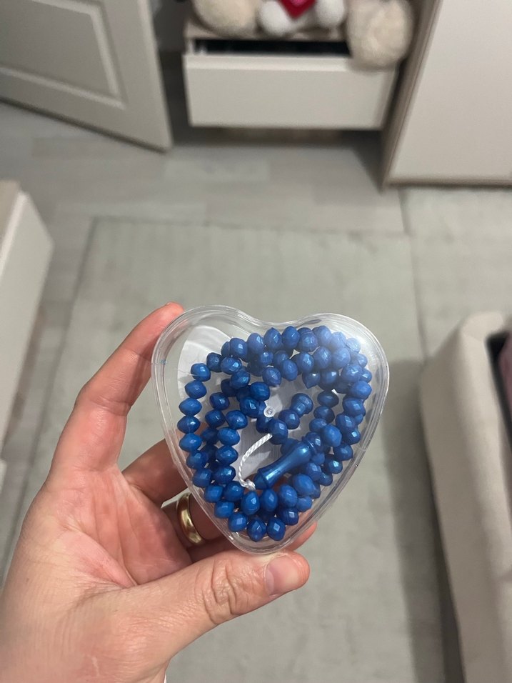 Mavi Bohem Tesbih Gül Kokulu - Görsel 2