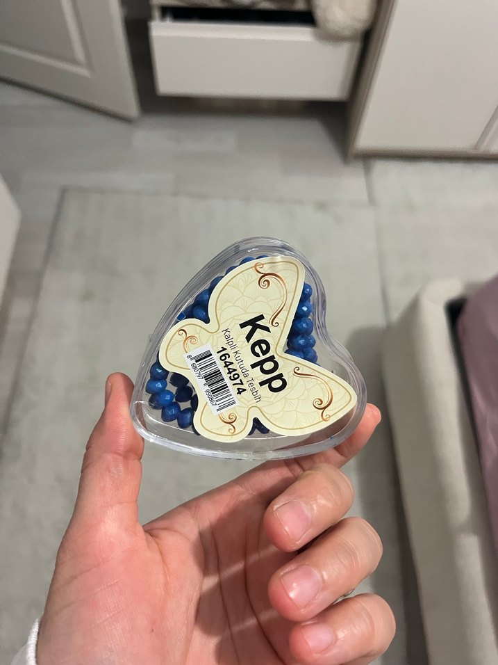 Mavi Bohem Tesbih Gül Kokulu - Görsel 4