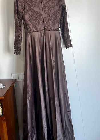 Tesettür Abiye patlıcan moru - Görsel 4