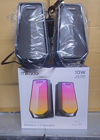 Mikado Renkli Kablosuz Bluetooth Hoparlör - Görsel 2