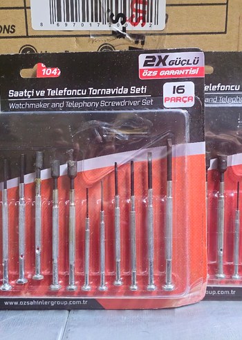 Kırmızı Saatçi ve Telefoncu Tornavida Seti 16 Parça - Görsel 2