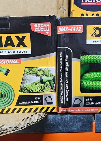 DMAX Profesyonel Yeşil Bahçe Hortumu 15m - Görsel 2