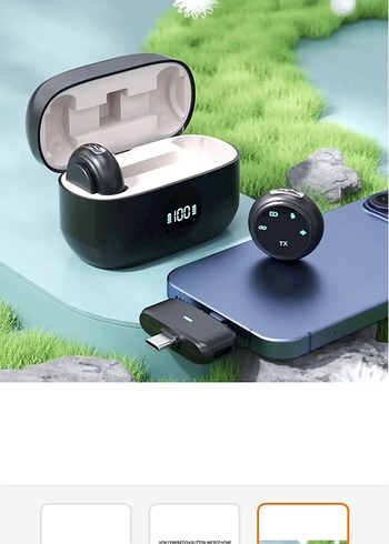 Sarı Kablosuz İkili Yaka Mikrofonu BLIC PRO - Görsel 4