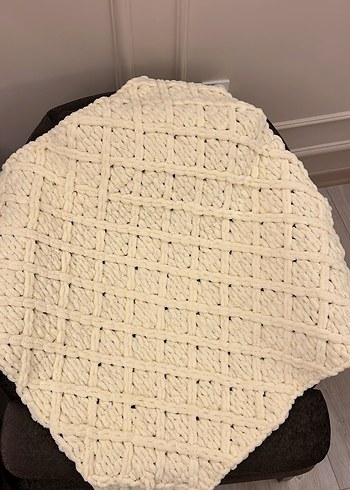 Puffy el emeği battaniye - Görsel 2