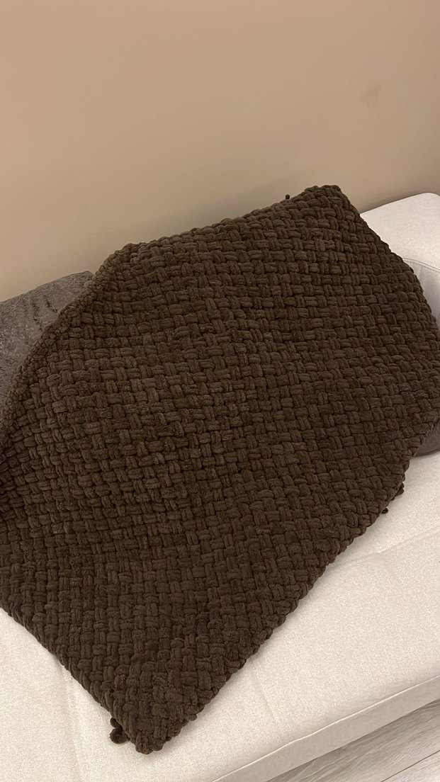 Puffy el emeği battaniye - Görsel 4