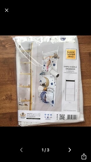 3 katlı organizer