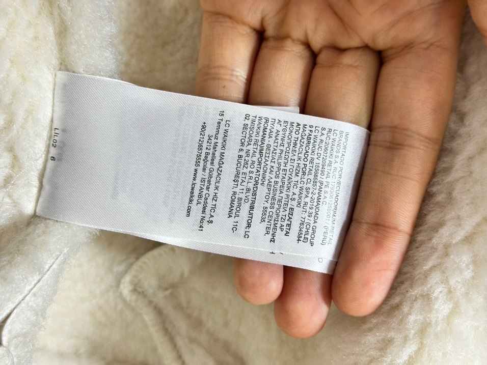 Beyaz Kürklü Deri Kadın Ceket - Görsel 4